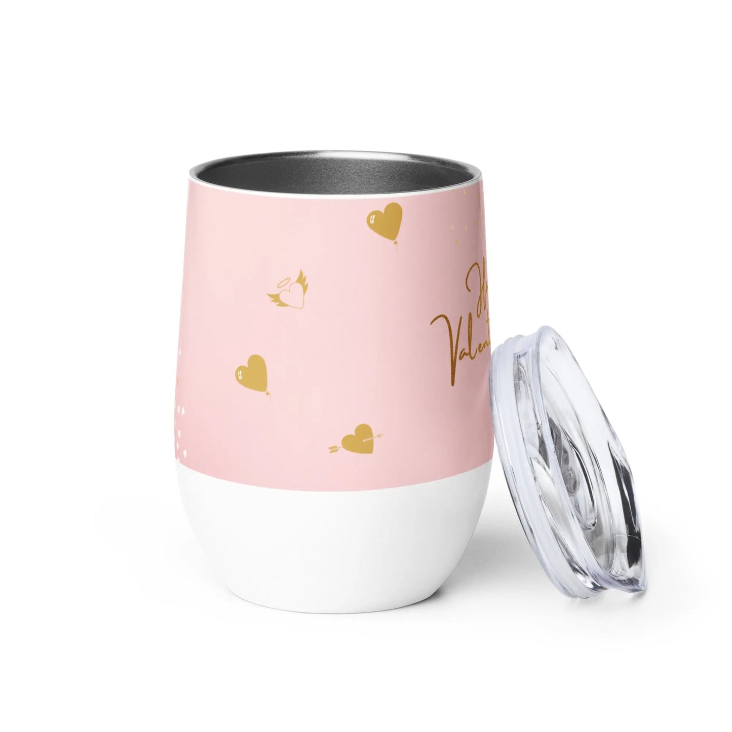 Valentines Day Love Will Find A Way Wine tumbler Unique Drinkware Dreams