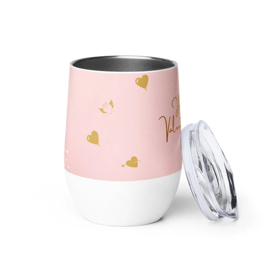 Valentines Day Love Will Find A Way Wine tumbler Unique Drinkware Dreams