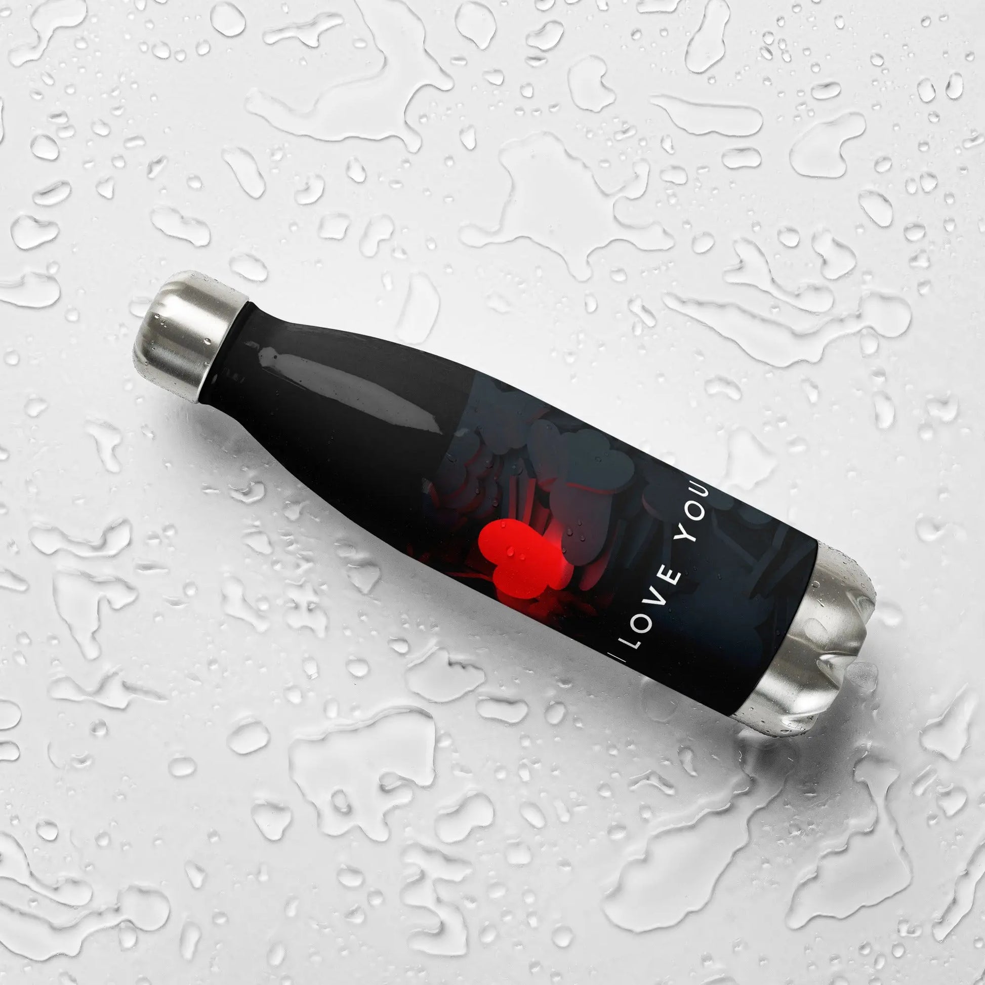 Valentines Day Love You Heart Stainless steel water bottle Unique Drinkware Dreams
