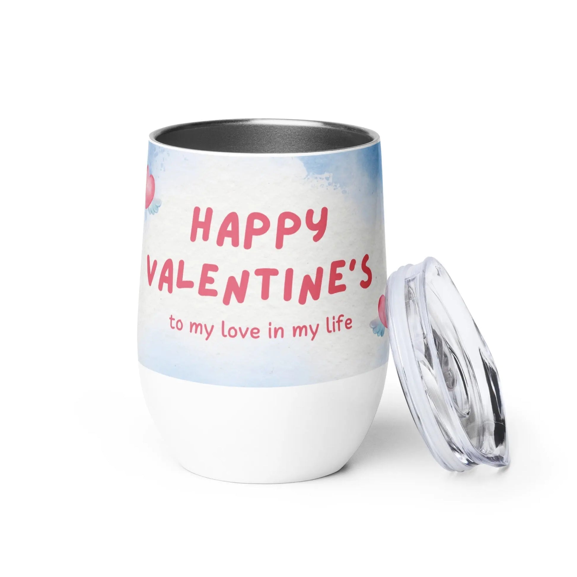 Valentines Day My Love In Life Wine tumbler Unique Drinkware Dreams