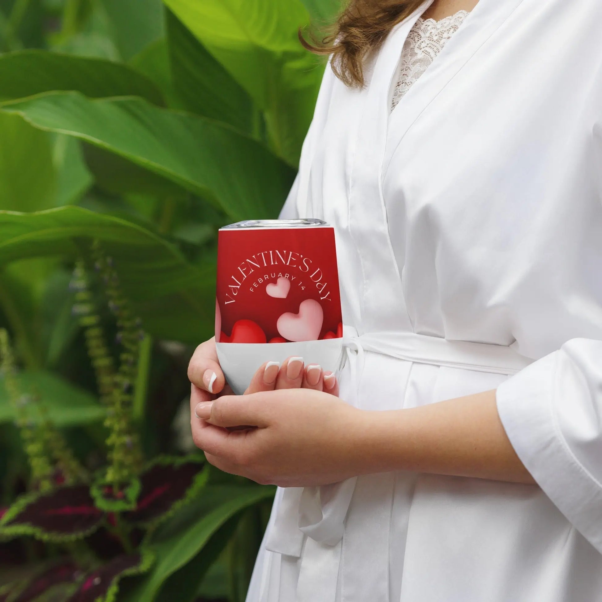 Valentines Day Red Romance Wine tumbler Unique Drinkware Dreams