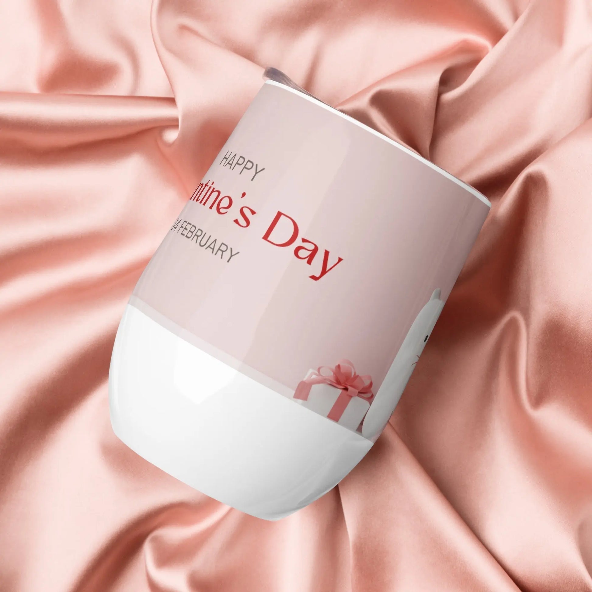 Valentines Day Teddies Wine tumbler Unique Drinkware Dreams