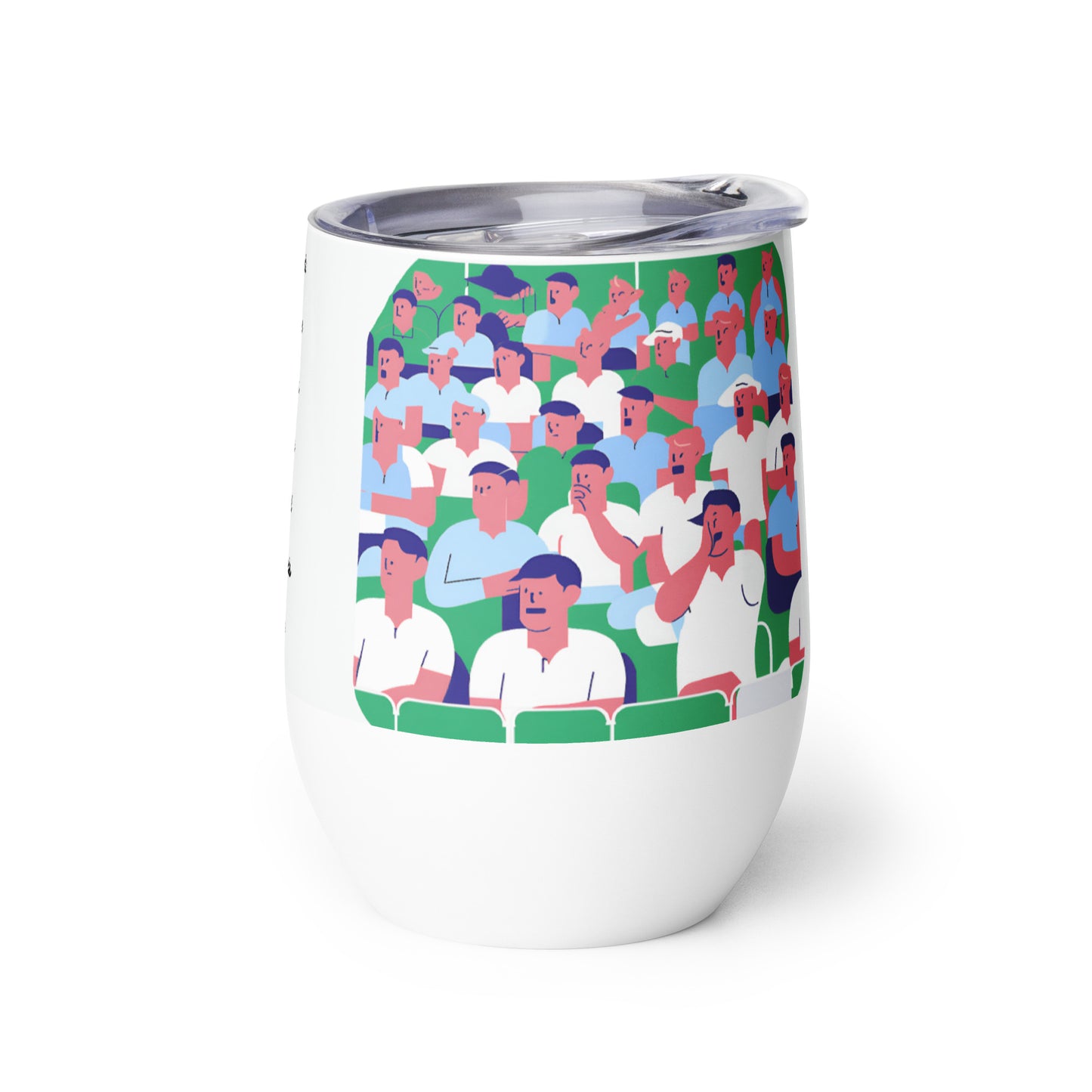 World Cup Cricket 'Where Heroes Rise and Legends Shine' Wine tumbler Unique Drinkware Dreams