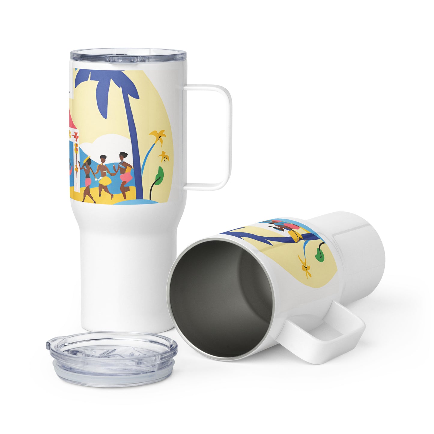 Barbados - Crop Over 'Opening' Travel mug with a handle