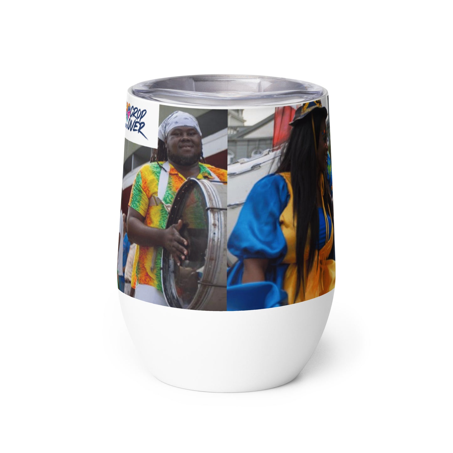 Barbados - Crop Over 'Ceremonial Delivery of the Last Canes' Wine tumbler