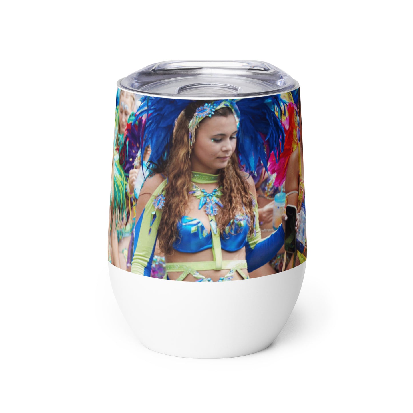 Barbados - Crop Over 'Kadooment Day, Ready For The Road' Wine tumbler