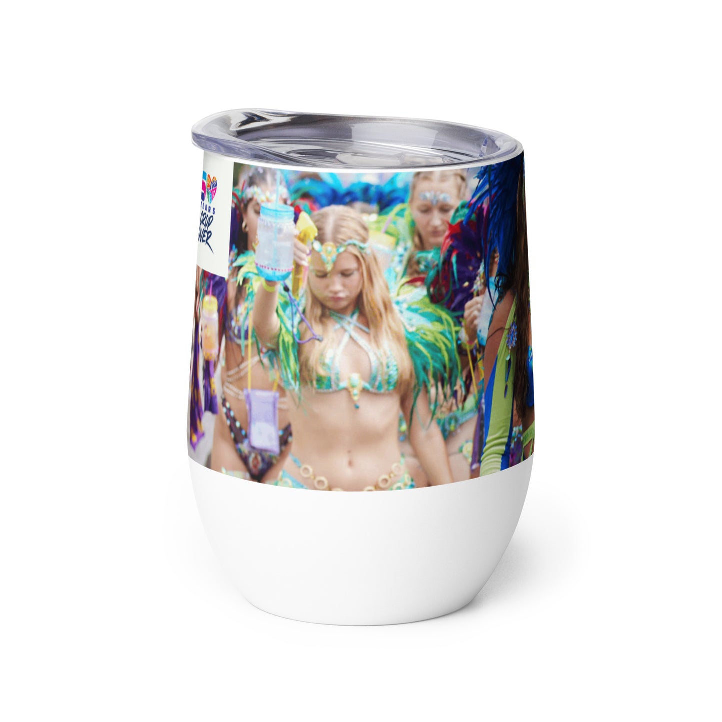 Barbados - Crop Over 'Kadooment Day, Ready For The Road' Wine tumbler