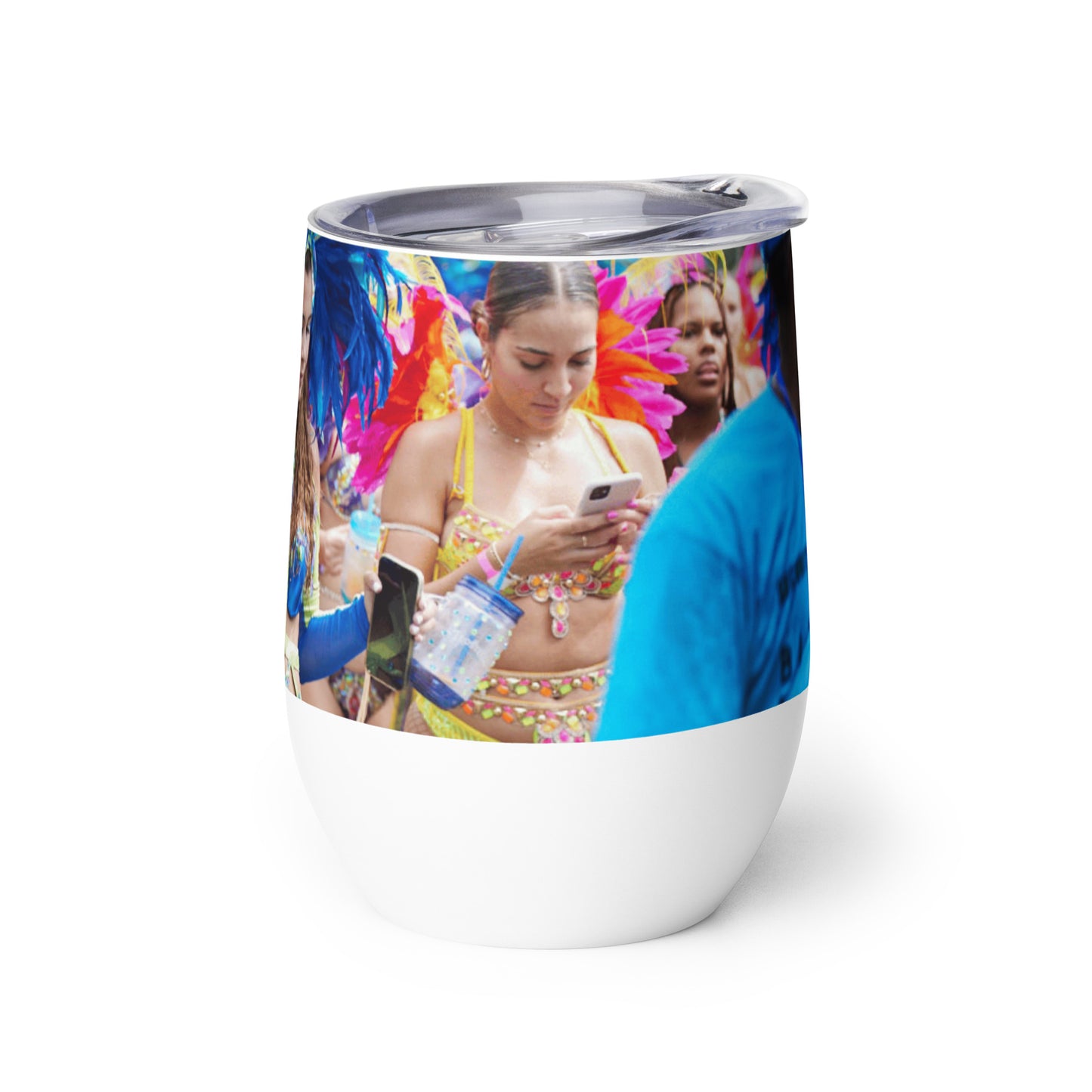 Barbados - Crop Over 'Kadooment Day, Ready For The Road' Wine tumbler